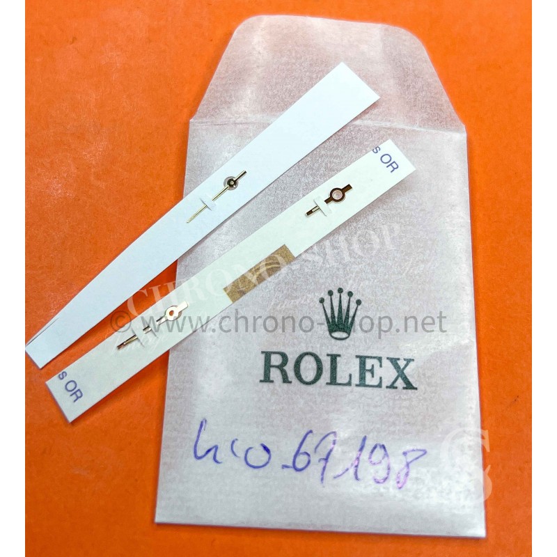 Rolex Accessoire horlogerie,aiguilles or jaune Luminova 410-67198 oyster Perpetual 26mm dames ref 410-798, rolex 67193