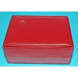 Old 80's Rolex Collectible Red Leather Watch Box Storage 14.00.01 Submariner 5513 1680, 1655, 16550, 16750 GMT, 1016, Datejust