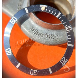 ROLEX RARE FADED PATINE BLEU PETROLE INSERT MONTRES 168000,16800,16610 SUBMARINER DATE TRITIUM