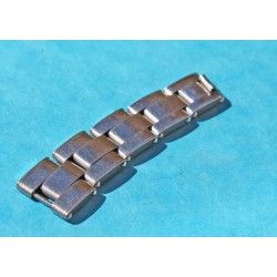Partial 1968 band spares parts 7204 Original Ladies Rolex 13mm SS Rivets links Bracelet 60's 