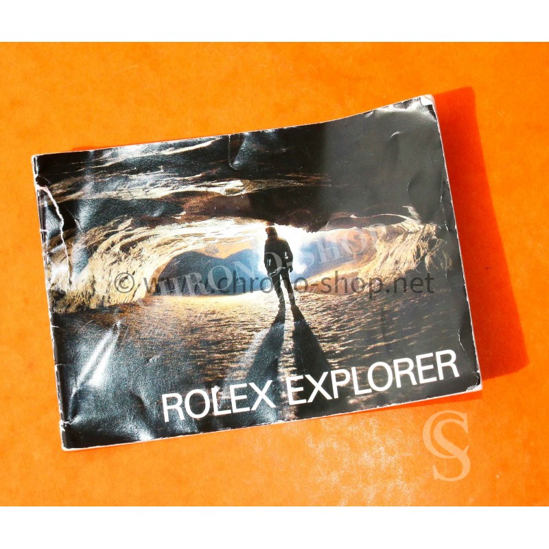 ROLEX 1984 VINTAGE RARE WATCH ADVERTISING MANUAL BOOKLET ROLEX EXPLORER 1016 EXPLORER II 16550 SPORTS WATCHES