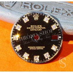 Rolex cadran 20mm montres Dames Datejust couleur noir avec pierres styles diamants Datejust 69178, 69173