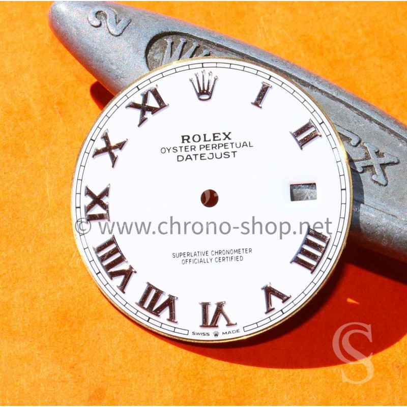 ROLEX RARE CADRAN BLANC CHIFFRES ROMAINS CIRCULAIRES MONTRES OYSTER DATEJUST II 41mm 126200,126234