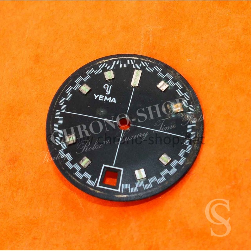 Yema Meangraf Cadran vintage noir de Montres de...