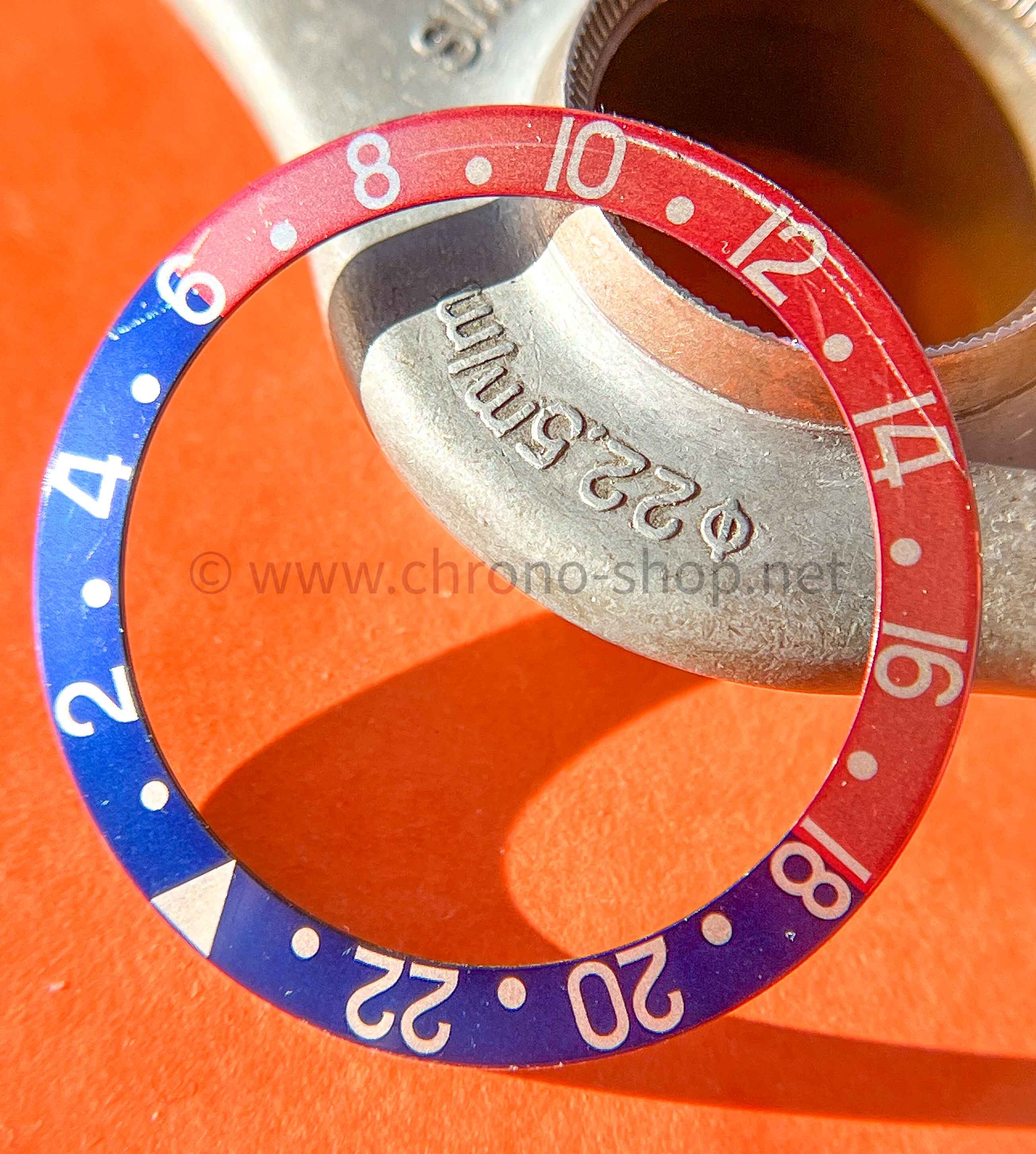 Rolex Pepsi Bezel Insert Faded Pink red Midnight Blue colors original ...