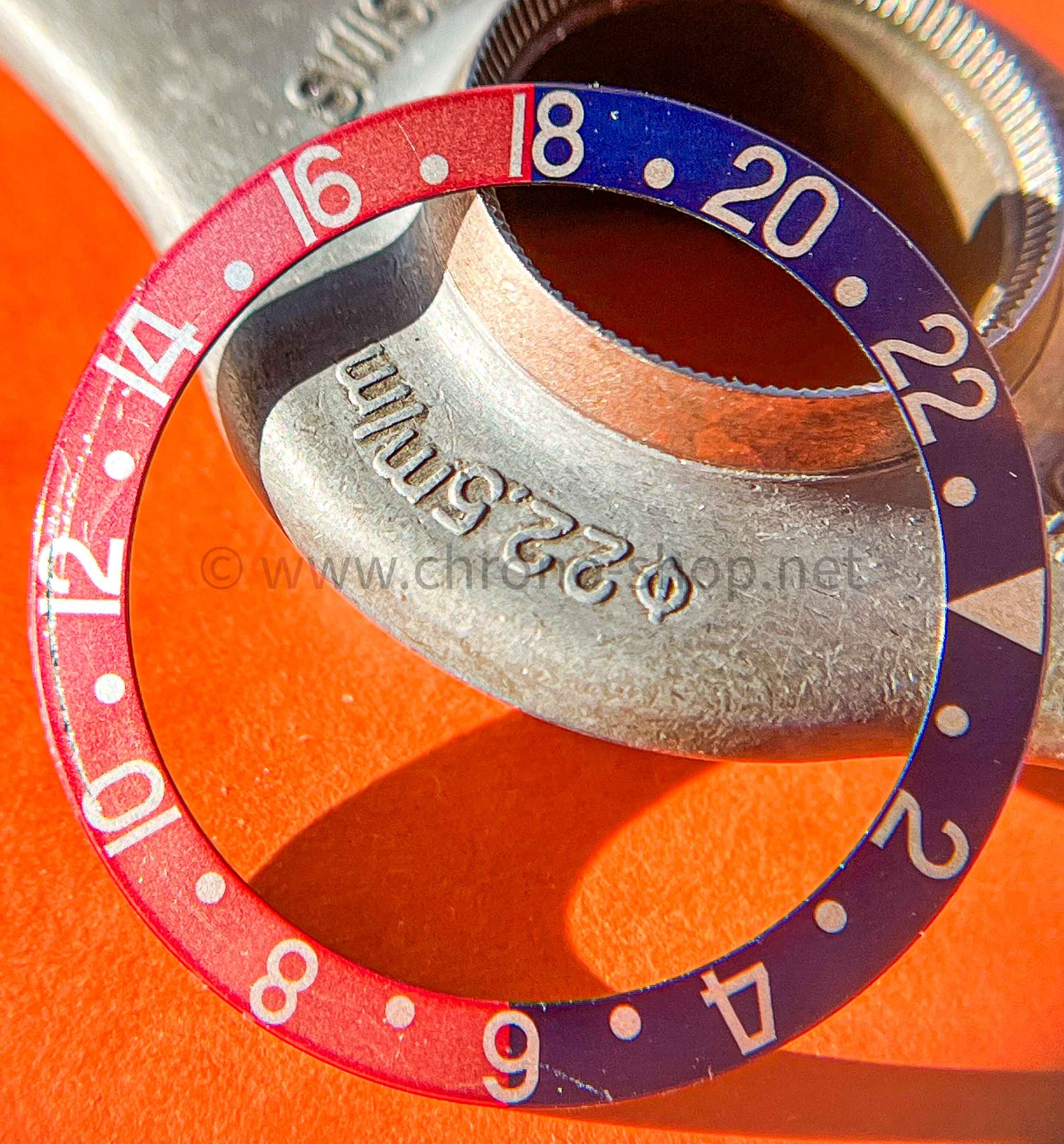 Rolex Pepsi Bezel Insert Faded Pink red Midnight Blue colors original ...