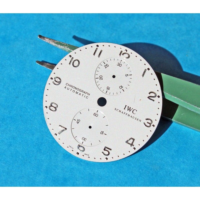 Genuine IWC Portuguese Chronograph Automatic ref 3714 Creamy Dial Arabic 34.40MM