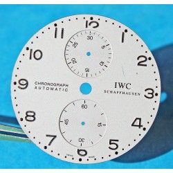 AUTHENTIQUE CADRAN IWC PORTUGAISE Portuguese Chronograph Automatic ref 3714 COULEUR CRÈME CHIFFRES ARABES