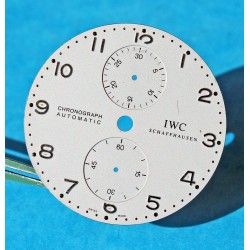 Genuine IWC Portuguese Chronograph Automatic ref 3714 Creamy Dial Arabic 34.40MM