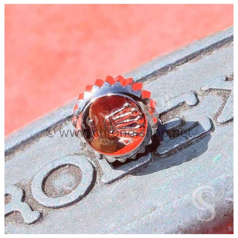 ROLEX GMT 1675,16750 RARE COURONNE REMONTOIR MONTRES ROLEX OYSTER ACIER Ø5.30mm Twinlock