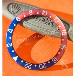 ROLEX FADED INSERT PATINE COULEUR PEPSI ROSE BLEU GRADUE 24H MONTRES VINTAGES GMT MASTER 16750,1675