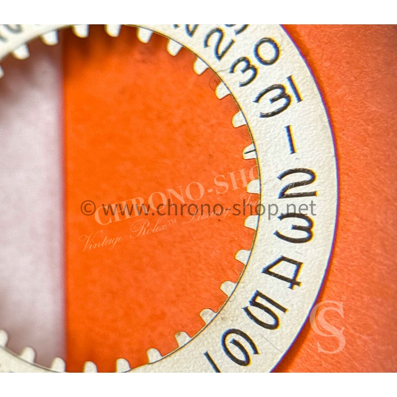 ROLEX FOURNITURE HORLOGERIE DISQUE DATE COULEUR IVOIRE MONTRES DATEJUST CAL 3035 ref 5099-2 DISQUE INDICATEUR DE QUANTIÈME