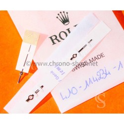 Rolex Oyster Perpetual AIR-KING Jeu Aiguilles Or blanc Luminova Ref montres 114200, 114210, 114234