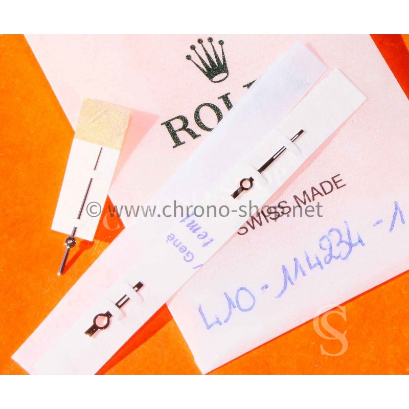 Rolex Oyster Perpetual AIR-KING Jeu Aiguilles Or blanc Luminova Ref montres 114200, 114210, 114234