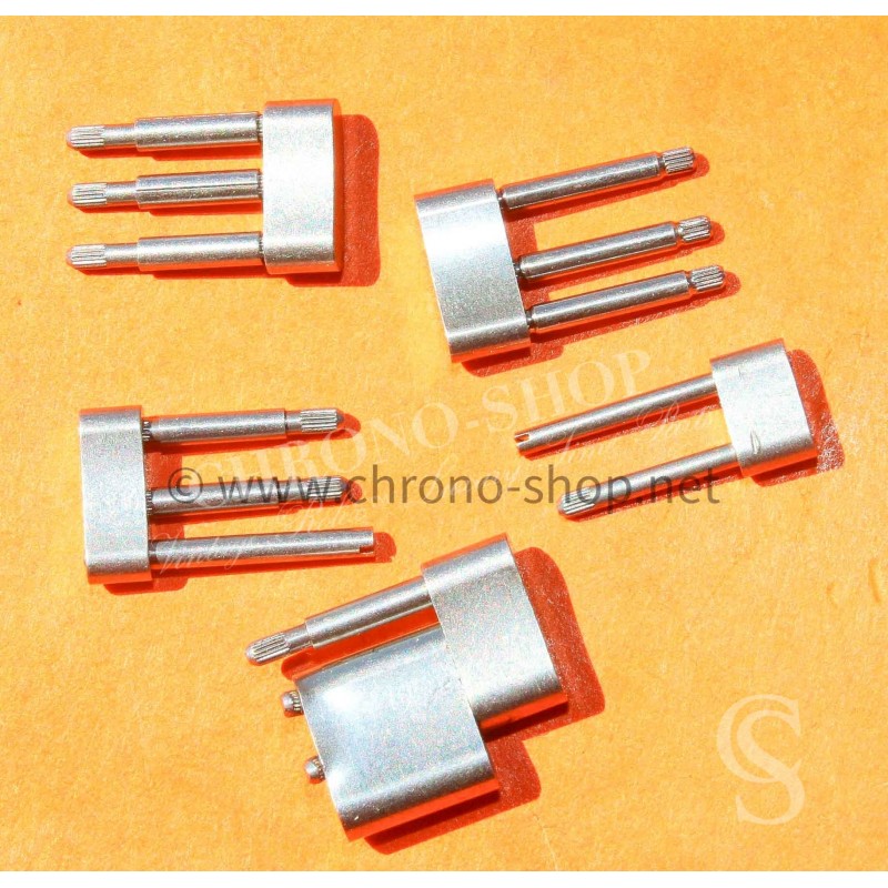 Rolex Watch part lot of various dismantled Rolex steel oyster links satin finish steel 904L for to restore or repair