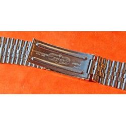 1967 Big Logo Cornet Crown clasp 6251H Rolex 19mm Watch Band Bracelet folded links Engraved 3-67