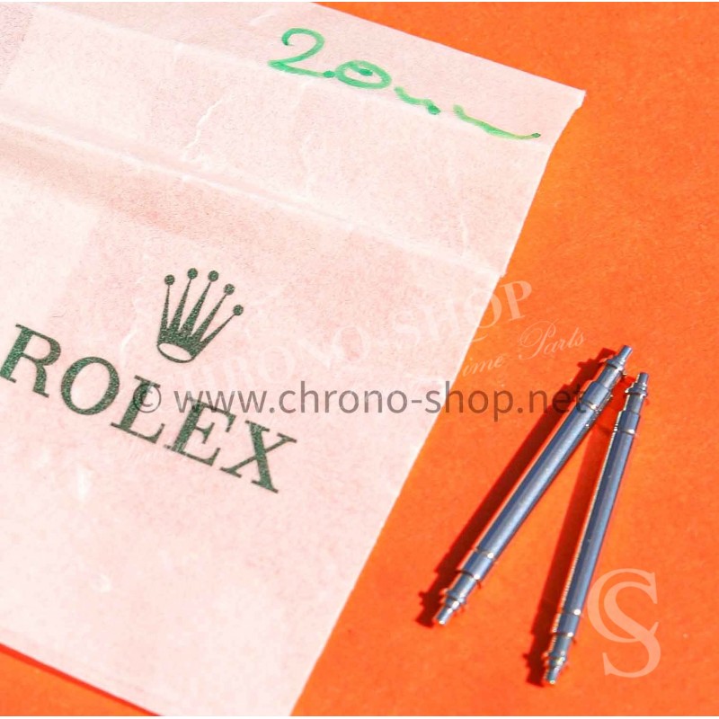 Genuine Rolex moderns 2x Oyster bracelet Ssteel pumps springbars 20mm Submariner,Seadweller,GMT,Datejust