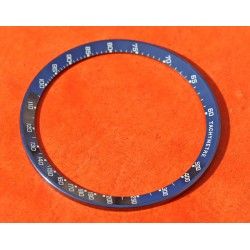 Rare 70's vintage Omega Speedmaster Mark III BLUE Tachymeter Inner Bezel insert silver indexes 176.002, 34.50mm diameter