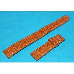 Beautifull 13mm Rolex Leather Ostrich Grain Lite Honey color Bracelet, Band ladies strap