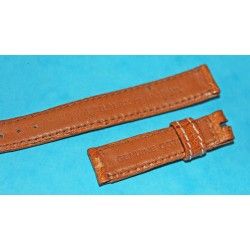 Beautifull 13mm Rolex Leather Ostrich Grain Lite Honey color Bracelet, Band ladies strap