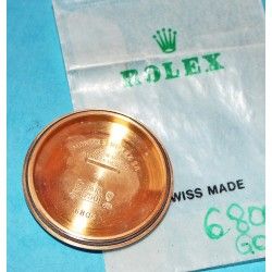 Genuine Rolex Case back cover 18kt heavy gold ref.6800 no date midsize wristwatch parts New caseback