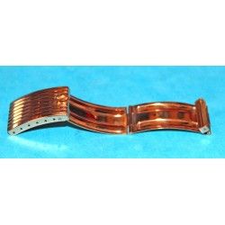 Rare & Genuine Omega 1960-70s PINK GOLD MASSIVE 750/000 Mens Bracelet Deployant Buckle Clasp for leather bracelets