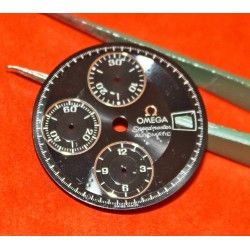 RARE CADRAN OMEGA CHRONOGRAPH SPEEDMASTER AUTOMATIC 29.50mm diamètre NOIR 