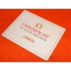 GENUINE OMEGA CHRONOMETER  CERTIFICAT DE HAUTE PRECISION PAPER FOR OMEGA CONSTELLATION WATCHES