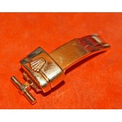 Original 18k Yellow Gold Rolex Ladies Cellini Folding 14mm Clasp deployant, deployment folded buckle 13mm bracelets, straps