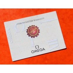 Genuine Omega Seamaster, speedmaster, constellation Professional watches Chronometer Warranty Certificate Card Paper