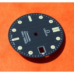 Original Luminova vintage Dark Blue OMEGA Seamaster Date Professional 300m Watch Dial Men's 26mm diameter James bond 007
