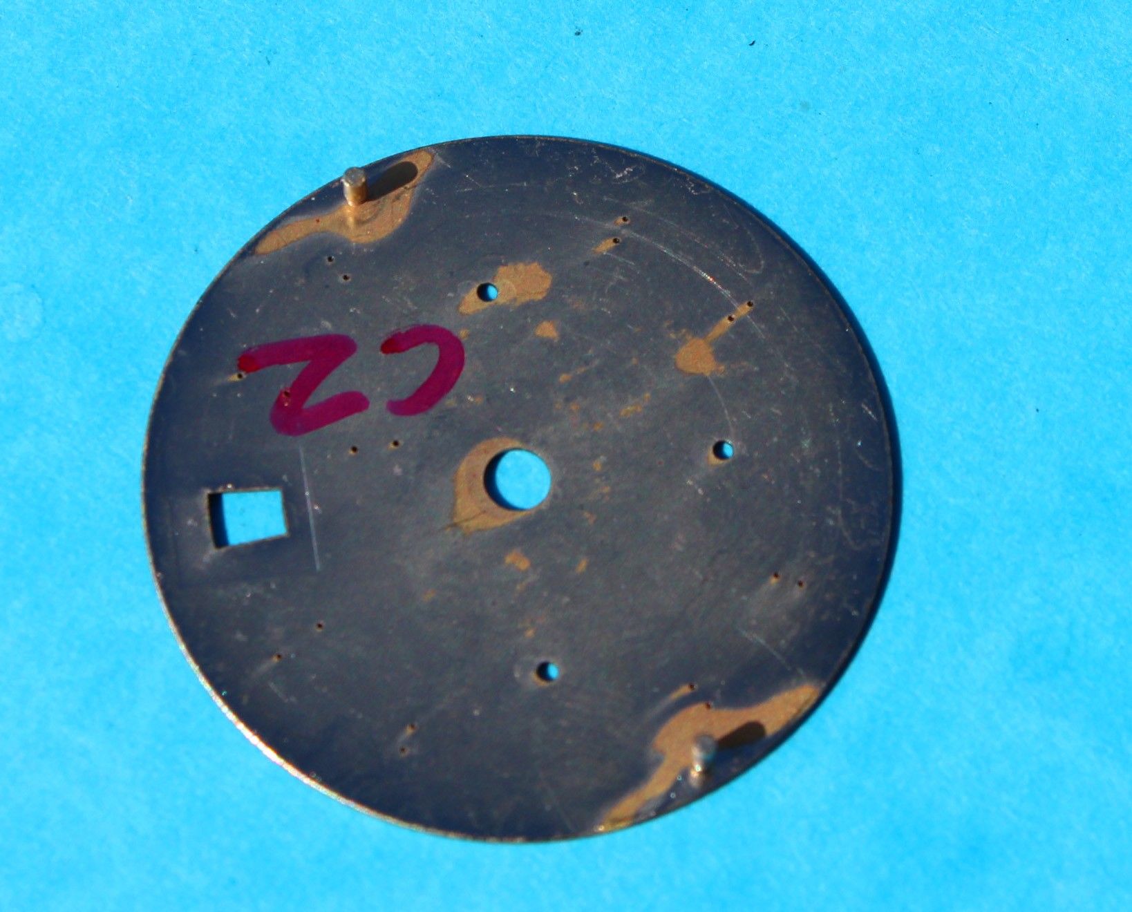 RARE CADRAN OMEGA CHRONOGRAPH SPEEDMASTER AUTOMATIC 29.50mm diamètre NOIR 