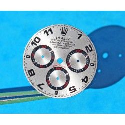 ★★ RARE Cadran Rolex Cosmograph Daytona ARGENT RACING DIAL ARABIC Ref.116509,116519,116520 Cal 4130 NEUF ★★