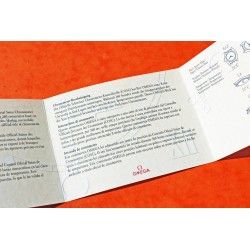 NEW Genuine Omega Seamaster, speedmaster, constellation Professional watches Chronometer Warranty Certificate Card Paper