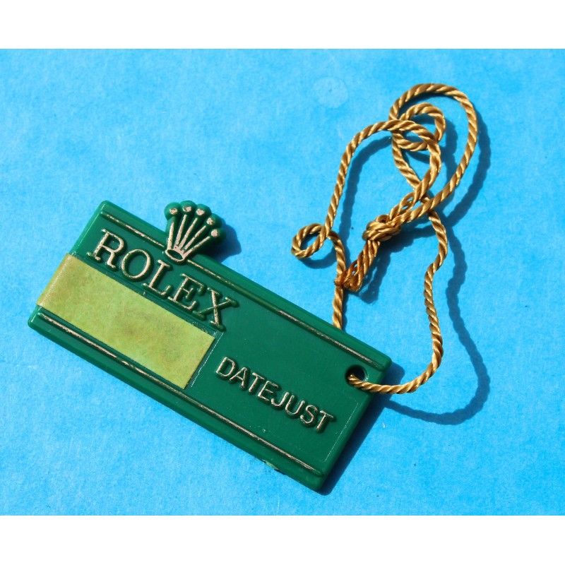 VINTAGE ROLEX TAG VERT ANNÉES 70 DATEJUST 1978 1600, 1601, 1603, 1607, 1625, 1630, 6305, 6518, 6604,  6605, 6827, 16013