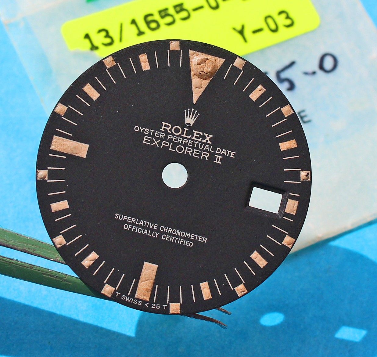 Cadran De Montre Metal Decor - Calibre H.S 651 Bomber 15 Rubis - Neuf
