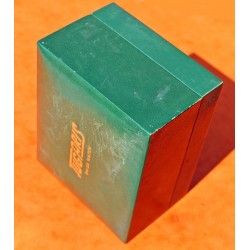 COLLECTIBLE VINTAGE TUGARIS WATCH BOXSET 60's GREEN LEATHER STORAGE CASE WATCHES