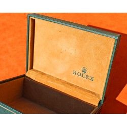 Rolex 70's Green Leather Watch Box Storage 06.00.06 Datejust, Oyster perpetual, ladies, Precision, oyster perpetual date