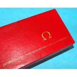 Rare collectible Seamaster Vintage Omega Watch box red fabric oblong 50's rectangular type