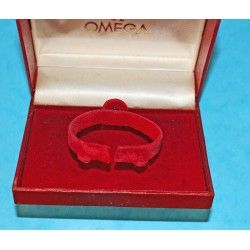 Rare collectible VINTAGE OMEGA WATCHES LEATHER WATCH BOX CIRCA 1960S RED CONSTELLATION, SEAMASTER