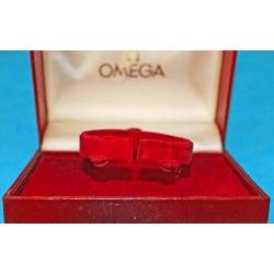 Rare collectible VINTAGE OMEGA WATCHES LEATHER WATCH BOX CIRCA 1960S RED CONSTELLATION, SEAMASTER