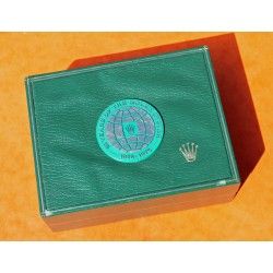 Rare Anniversary 1926-1976 VINTAGE GREEN LEATHER ROLEX BOX 50th Years Of The Rolex Oyster Anniversary ref 11.00.2 