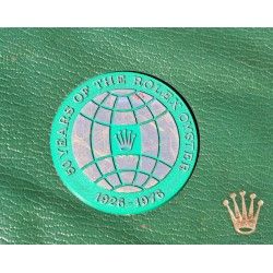 Rare Anniversary 1926-1976 VINTAGE GREEN LEATHER ROLEX BOX 50th Years Of The Rolex Oyster Anniversary ref 11.00.2 