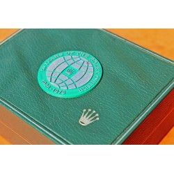 Rare Anniversary 1926-1976 VINTAGE GREEN LEATHER ROLEX BOX 50th Years Of The Rolex Oyster Anniversary ref 11.00.2 