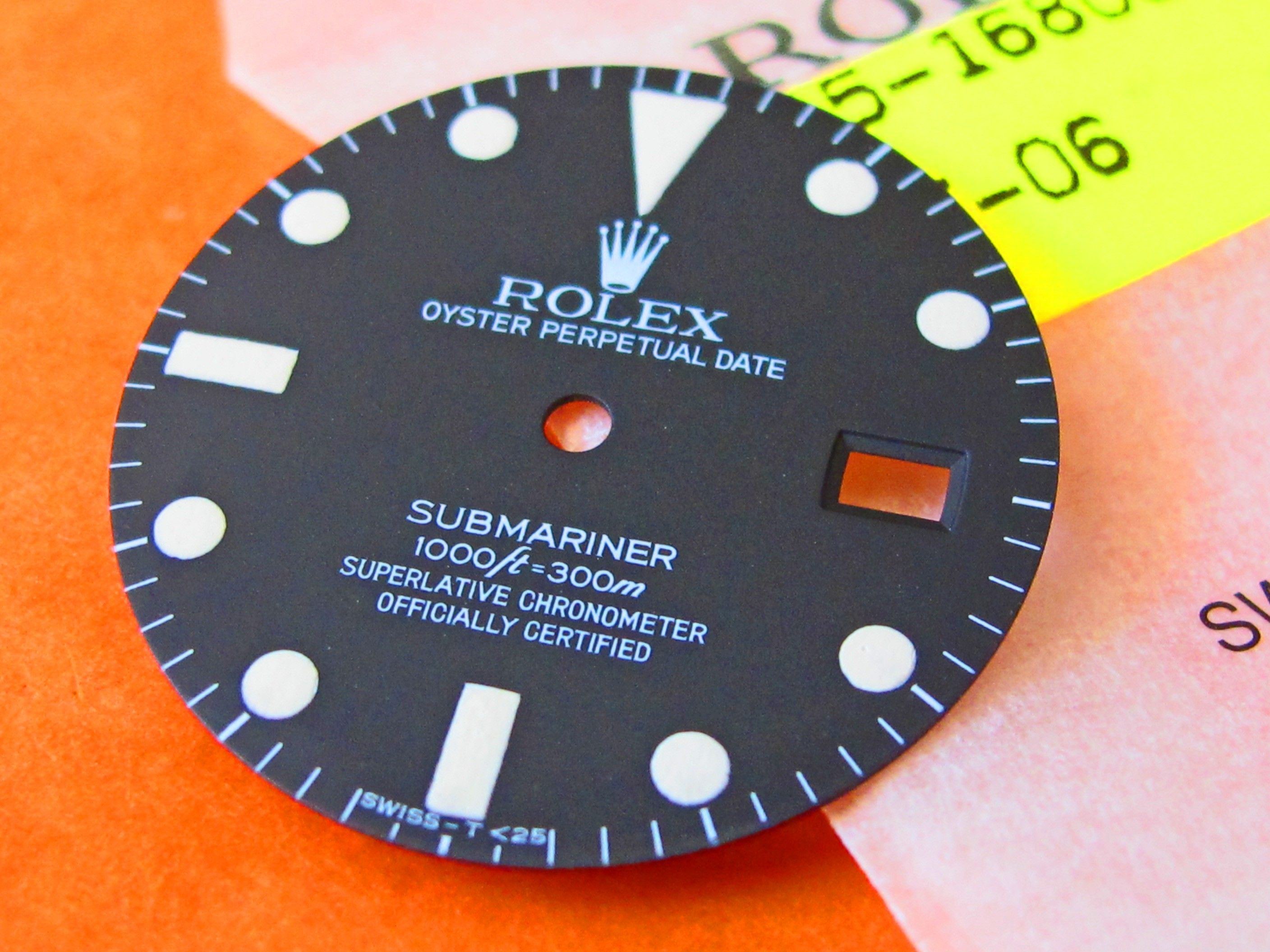 rolex submariner 16800 matte dial