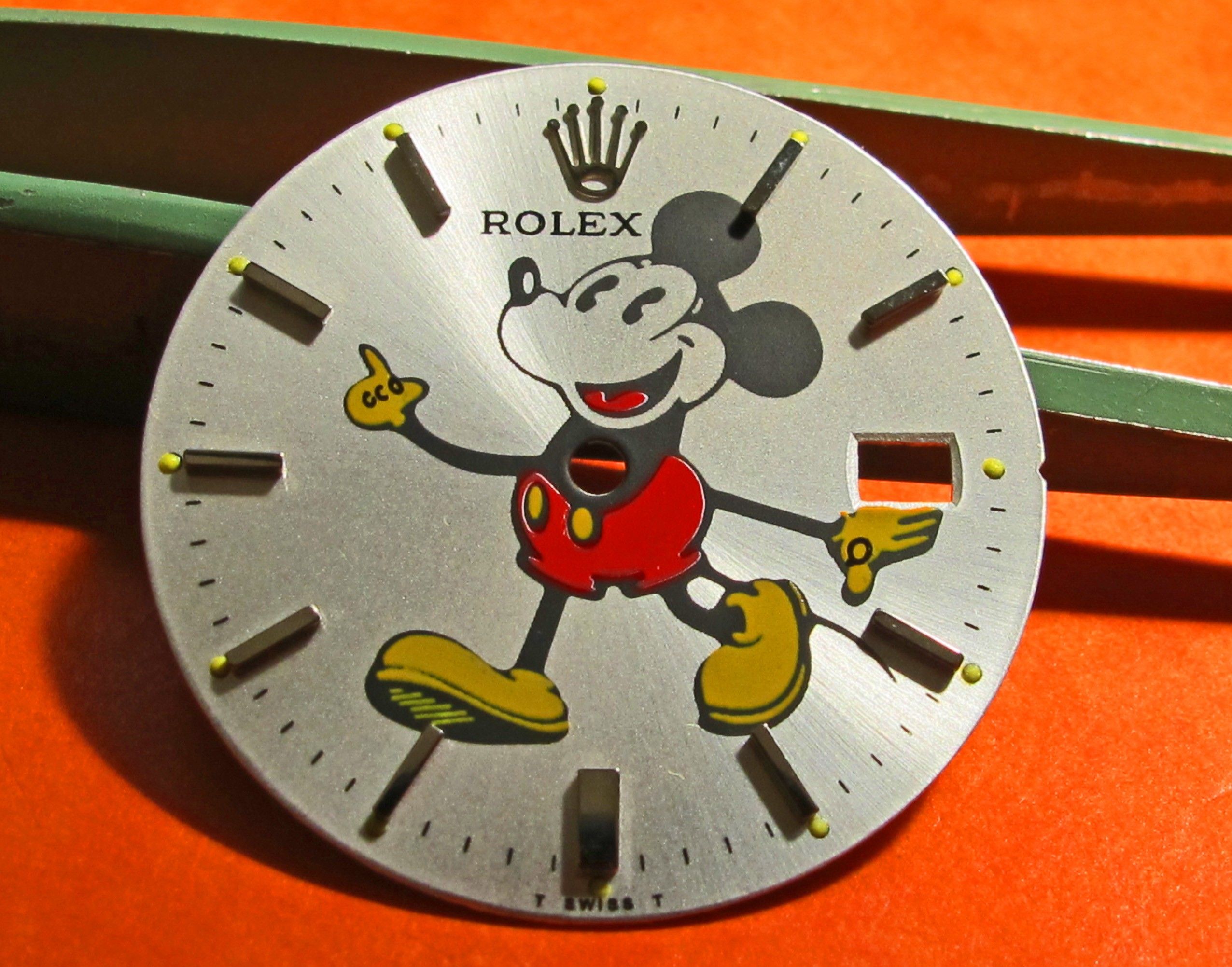 MICKEY MOUSE ROLEX 6694 PRECISION DIAL 