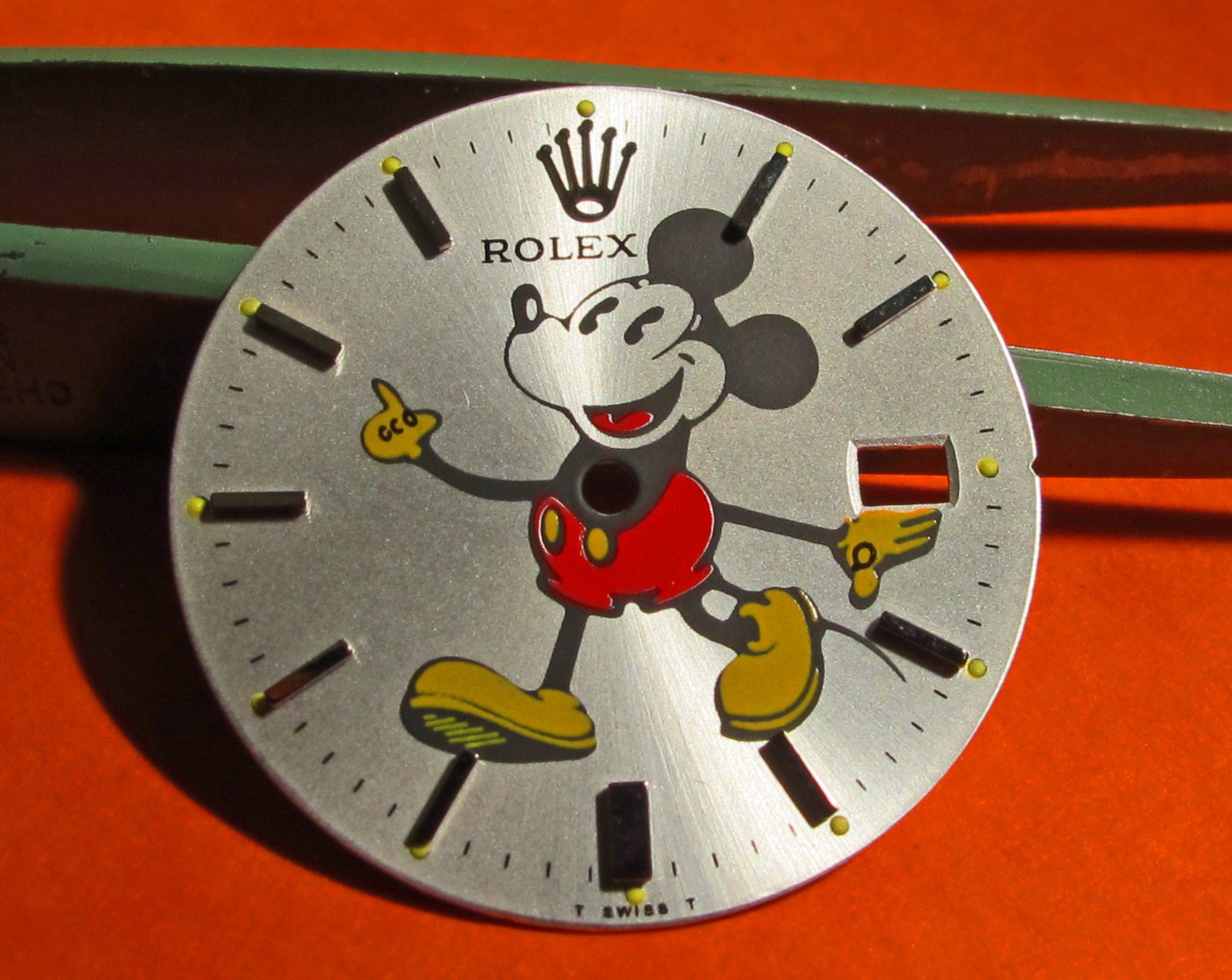 MICKEY MOUSE ROLEX 6694 PRECISION DIAL 