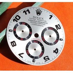 ★★ RARE Cadran Rolex Cosmograph Daytona ARGENT RACING DIAL ARABIC Ref.116509,116519,116520 Cal 4130 NEUF ★★