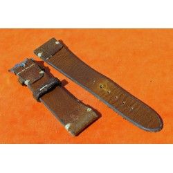 Vintage genuine wild leather 20mm brown chocolate watch strap band handmade bracelet Rolex 5508, 6536, 6538, 6542, 5512 PCG