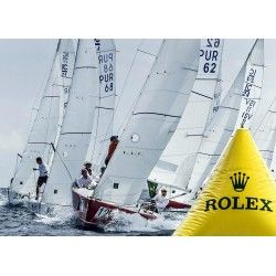 Rare Promotional / Advertising Collector Rolex Yellow Yacht Buoy Key Ring Holder 2008 Rolex Swan Cup 2011 Rolex Regatta